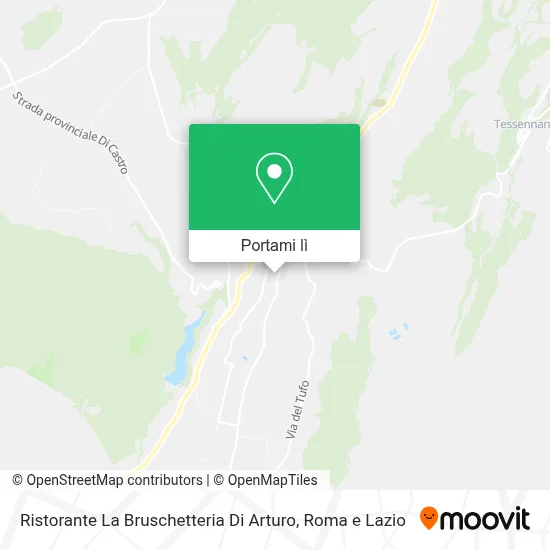 Mappa Ristorante La Bruschetteria Di Arturo