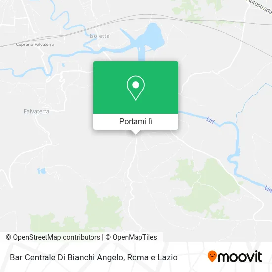 Mappa Bar Centrale Di Bianchi Angelo
