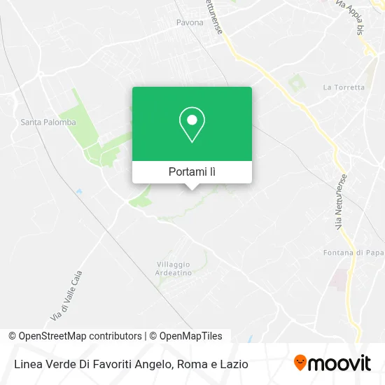 Mappa Linea Verde Di Favoriti Angelo