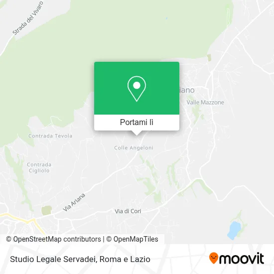 Mappa Studio Legale Servadei