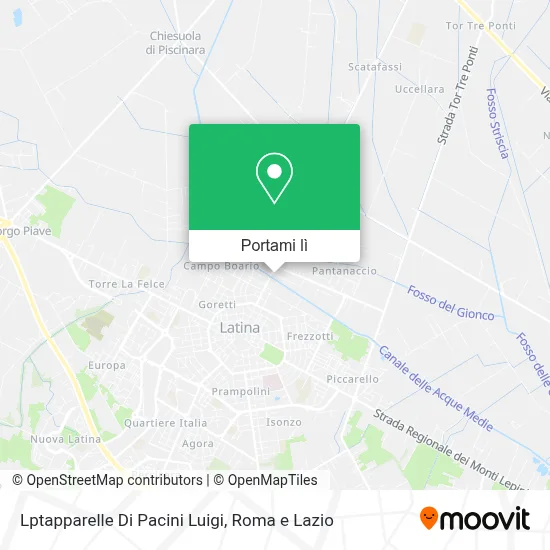 Mappa Lptapparelle Di Pacini Luigi
