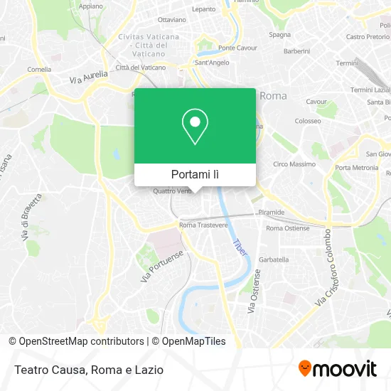 Mappa Teatro Causa