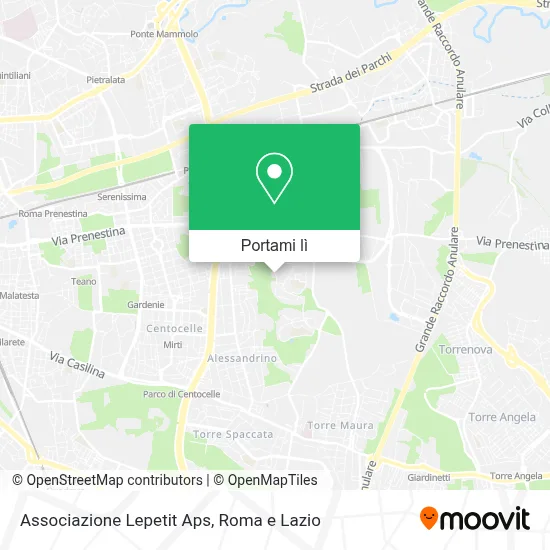 Mappa Associazione Lepetit Aps