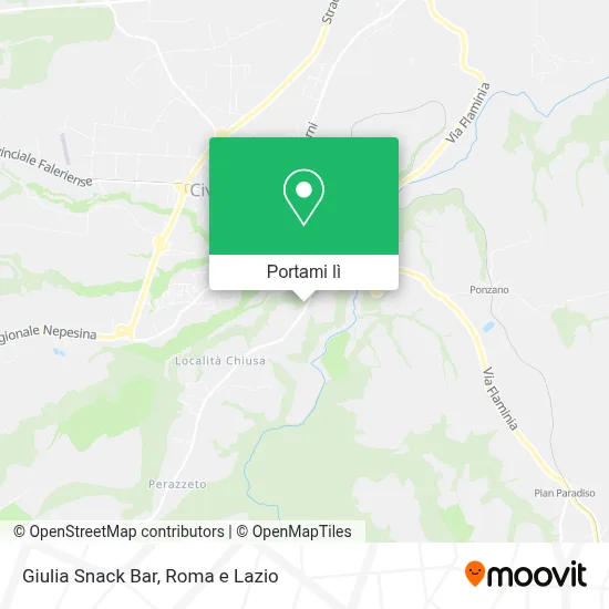 Mappa Giulia Snack Bar