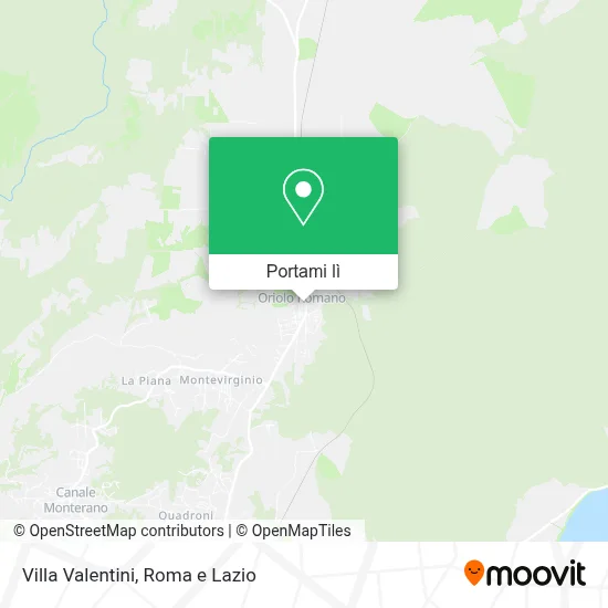 Mappa Villa Valentini