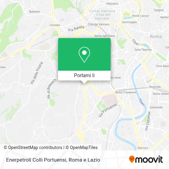 Mappa Enerpetroli Colli Portuensi