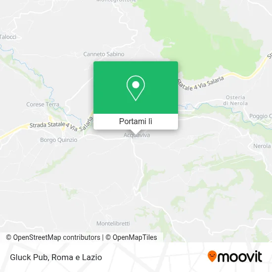 Mappa Gluck Pub