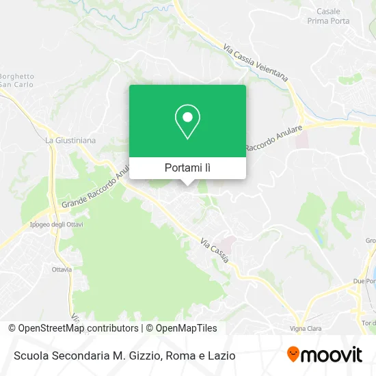 Mappa Scuola Secondaria M. Gizzio