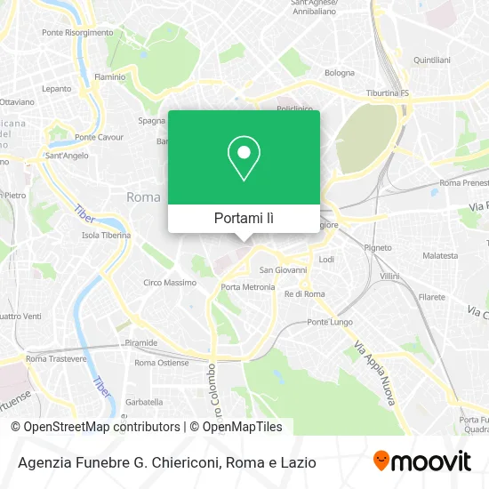 Mappa Agenzia Funebre G. Chiericoni