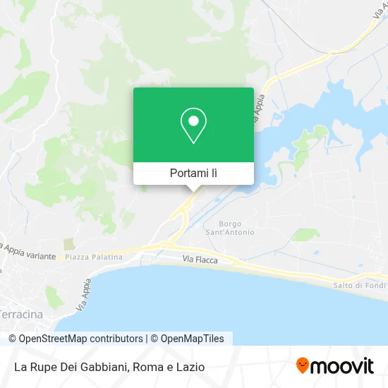 Mappa La Rupe Dei Gabbiani
