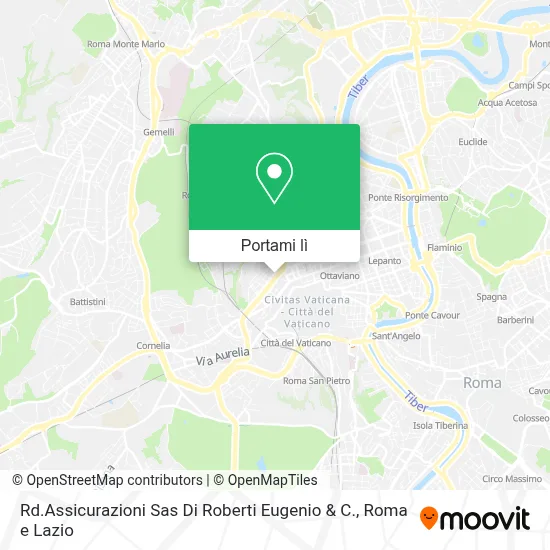Mappa Rd.Assicurazioni Sas Di Roberti Eugenio & C.