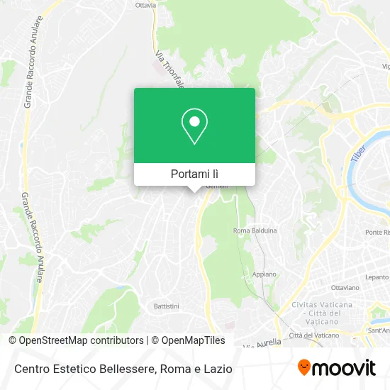 Mappa Centro Estetico Bellessere