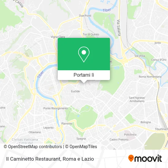 Mappa Il Caminetto Restaurant