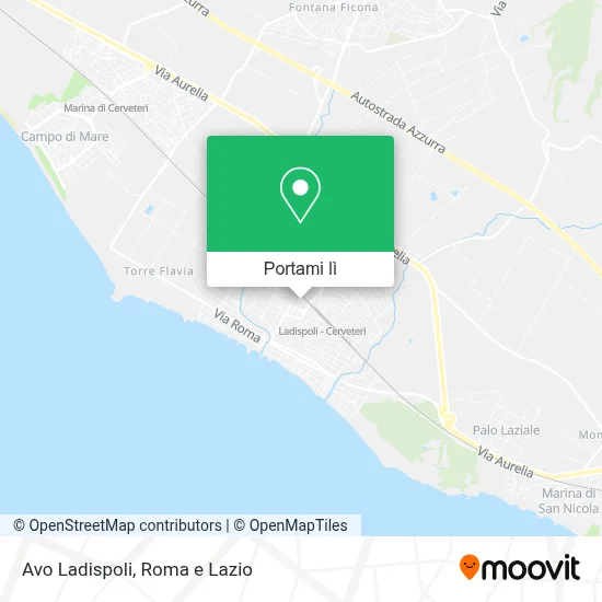 Mappa Avo Ladispoli