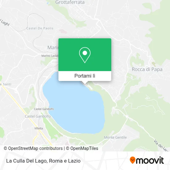 Mappa La Culla Del Lago