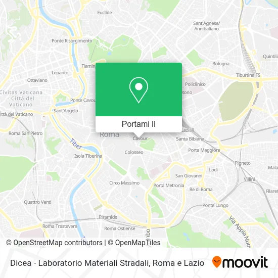 Mappa Dicea - Laboratorio Materiali Stradali