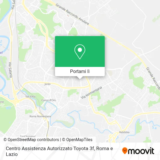 Mappa Centro Assistenza Autorizzato Toyota 3f