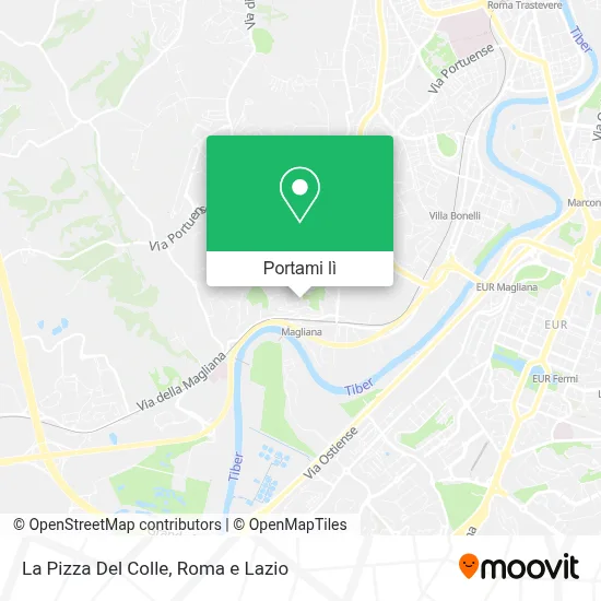 Mappa La Pizza Del Colle