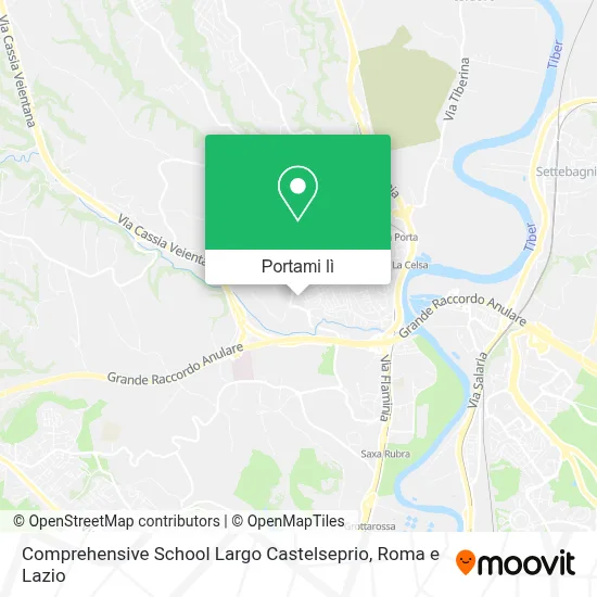 Mappa Comprehensive School Largo Castelseprio
