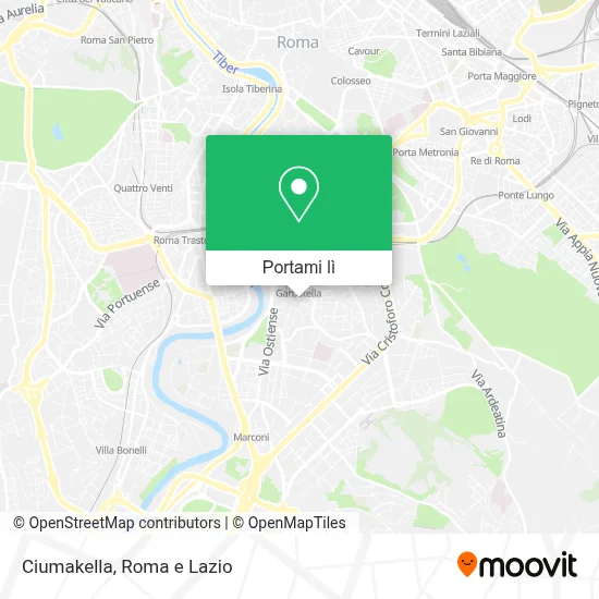Mappa Ciumakella