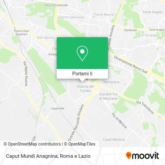 Mappa Caput Mundi Anagnina