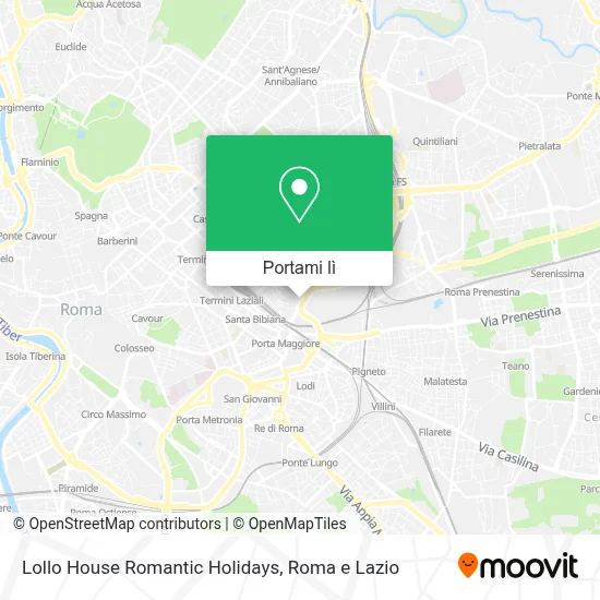 Mappa Lollo House Romantic Holidays