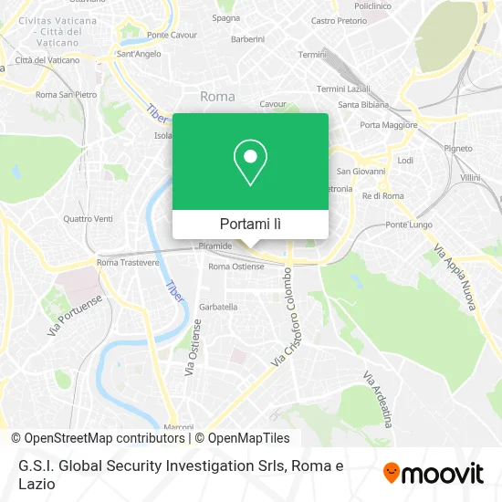 Mappa G.S.I. Global Security Investigation Srls