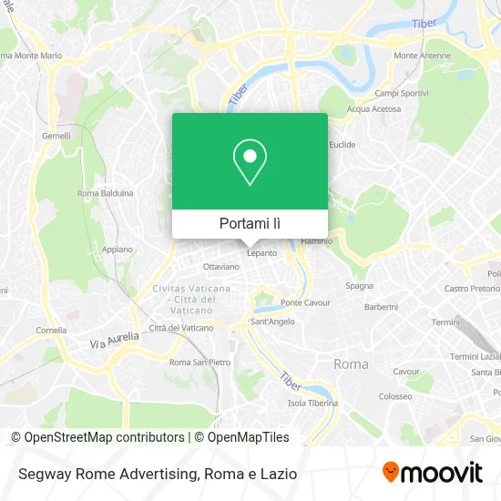 Mappa Segway Rome Advertising