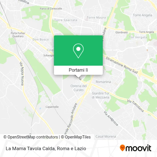 Mappa La Mama Tavola Calda