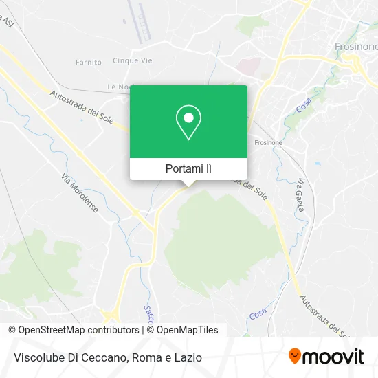 Mappa Viscolube Di Ceccano