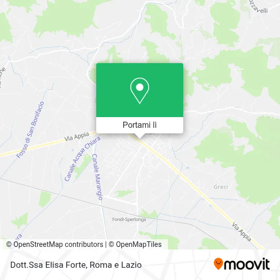 Mappa Dott.Ssa Elisa Forte