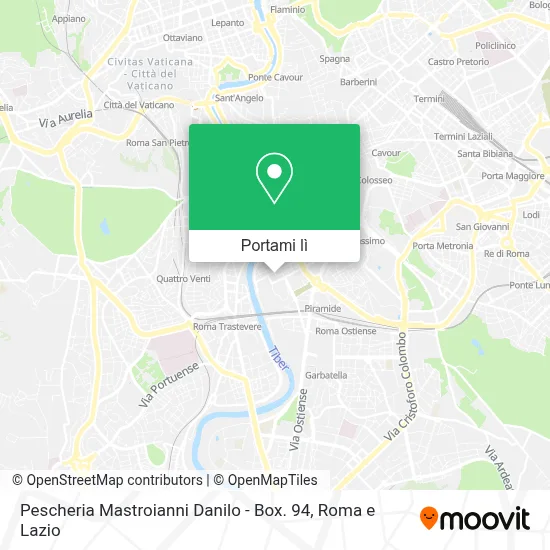 Mappa Pescheria Mastroianni Danilo - Box. 94