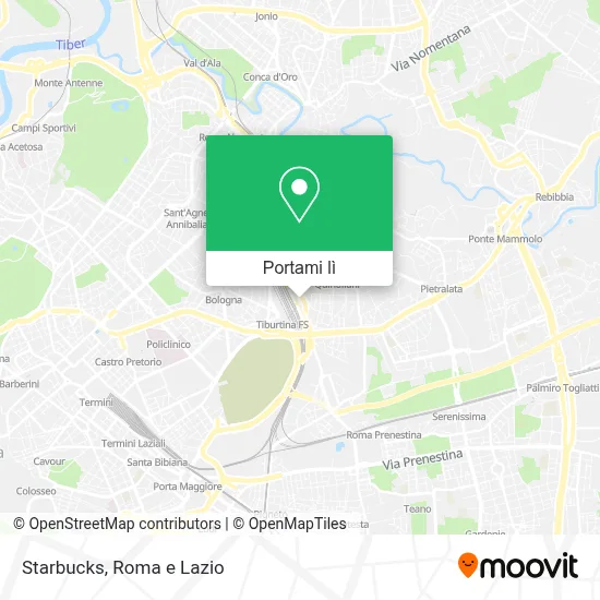 Mappa Starbucks