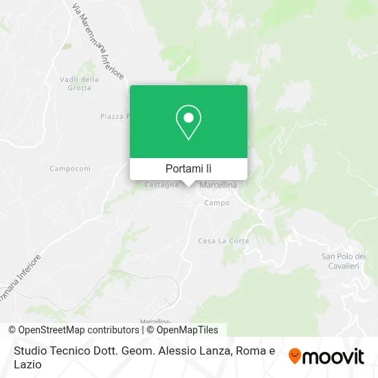 Mappa Studio Tecnico Dott. Geom. Alessio Lanza