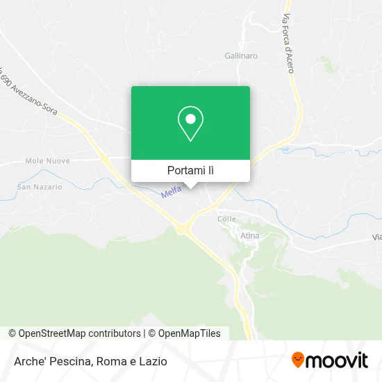 Mappa Arche' Pescina