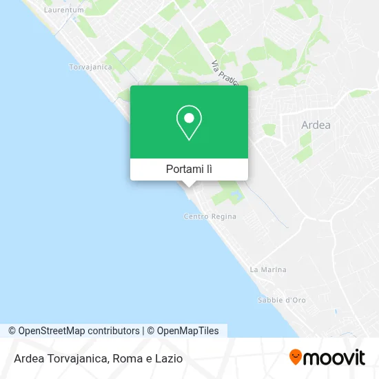 Mappa Ardea Torvajanica