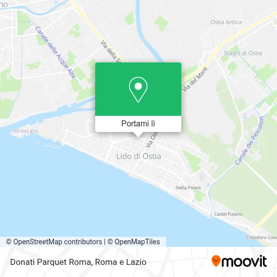 Mappa Donati Parquet Roma