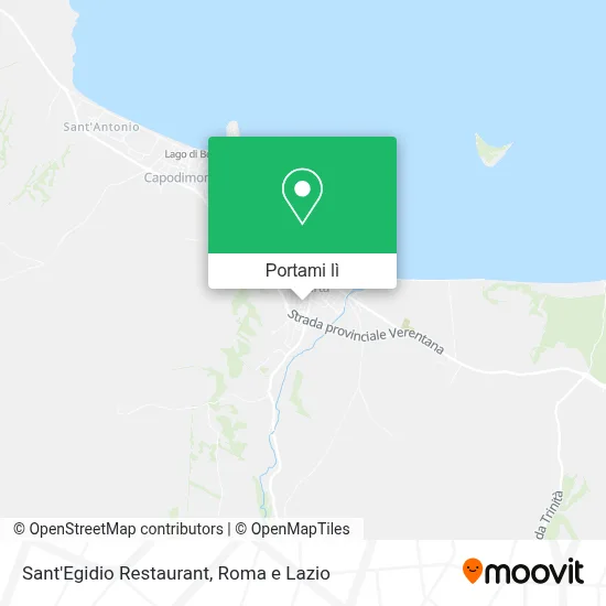 Mappa Sant'Egidio Restaurant