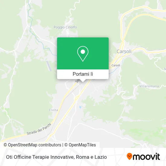 Mappa Oti Officine Terapie Innovative