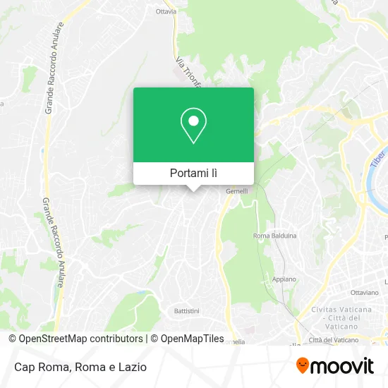 Mappa Cap Roma