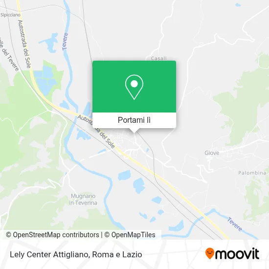Mappa Lely Center Attigliano