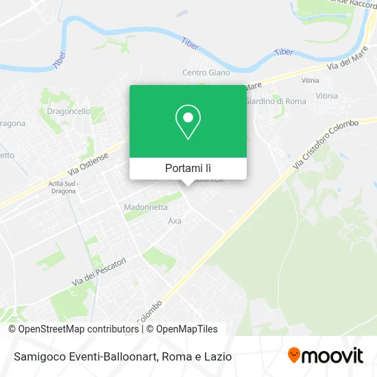 Mappa Samigoco Eventi-Balloonart
