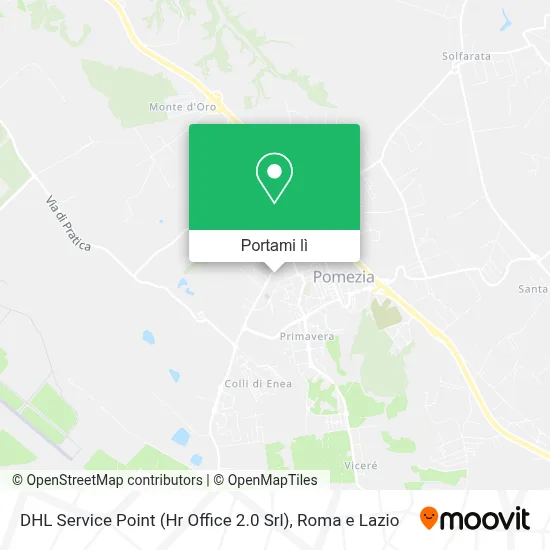 Mappa DHL Service Point (Hr Office 2.0 Srl)
