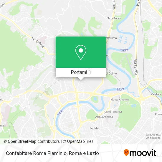 Mappa Confabitare Roma Flaminio