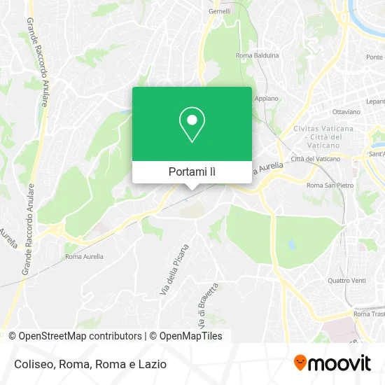 Mappa Coliseo, Roma
