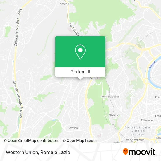 Mappa Western Union