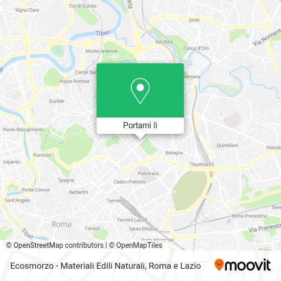 Mappa Ecosmorzo - Materiali Edili Naturali