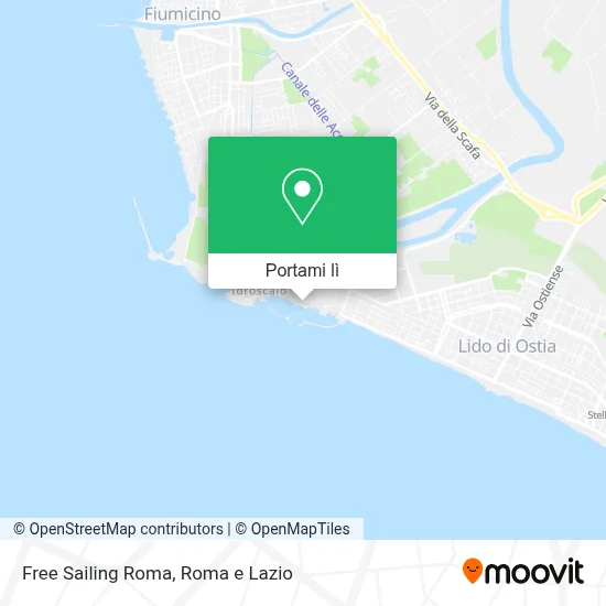 Mappa Free Sailing Roma