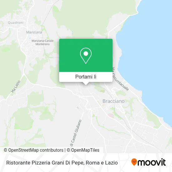 Mappa Ristorante Pizzeria Grani Di Pepe