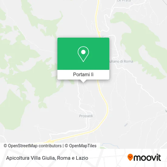 Mappa Apicoltura Villa Giulia